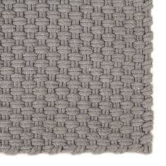 Vidaxl Koberec obdélníkový šedý 180x250 cm bavlna