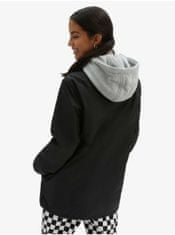 Vans Šedo-černá dámská bunda s kapucí VANS Riley M