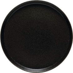 Costa Nova Talíř mělký Notos 23,8 cm, černý, vyvýšený okraj, 6x