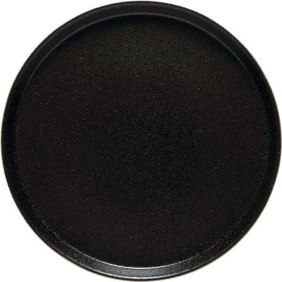 Costa Nova Talíř mělký Notos 23,8 cm, černý, vyvýšený okraj, 6x