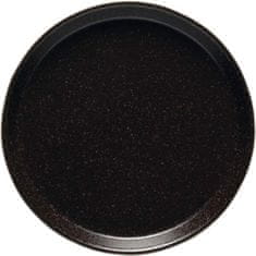 Costa Nova Talíř Notos 7,7 cm, černý, vyvýšený okraj, 6x