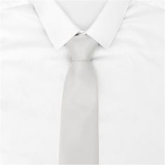 NANDY Klasická pánská kravata- stříbrný
