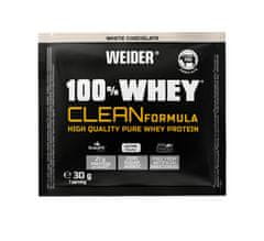 Weider 100% Whey Clean Formula 30 g, syrovátkový koncentrát špičkové kvality, Čokoláda