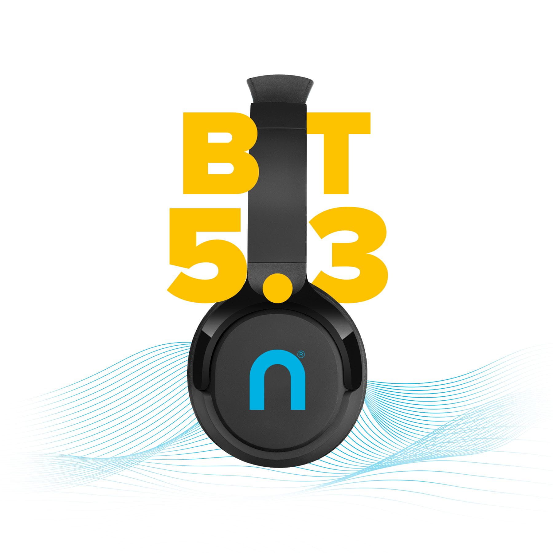  Slušalke Bluetooth niceboy HIVE Prodigy 3 MAX mikrofon za prostoročno telefoniranje aplikacija ionski izenačevalnik odličen zvok dolga življenjska doba baterije glasovni nadzor lahka zasnova 
