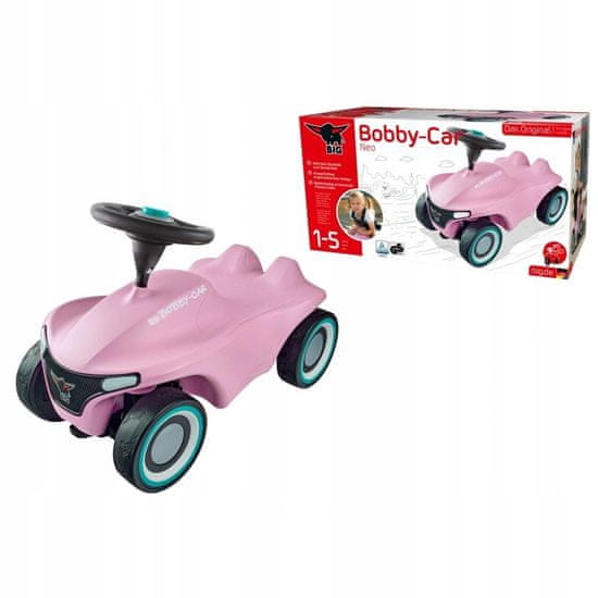 BIG BIG Pink Porcupine Pushher Bobby Car Neo Pink For D