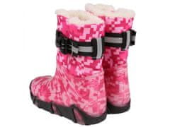 sarcia.eu Dívčí růžové sněhule s odrazkou, hřejivé a pohodlné ZETPOL 23-24 EU