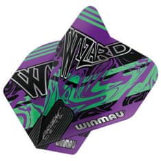 Winmau Letky Prism Delta - Simon Whitlock - Wizard - Purple & Green W6915.252