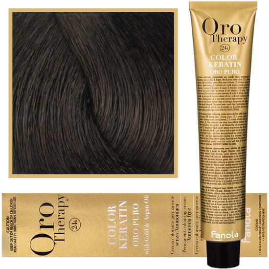 Fanola Oro Therapy Color Keratin Oro Puro 100ml barva na vlasy bez amoniaku Blue