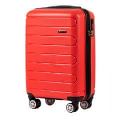 Wings Cestovní kufr S, červený - polypropylen