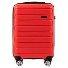 Wings Cestovní kufr S, červený - polypropylen