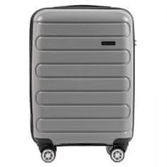 Wings Cestovní kufr S, šedý - polypropylen