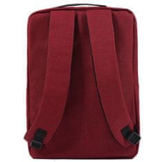Wings USB městský a turistický batoh, červený