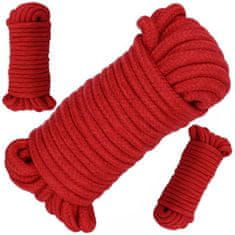LOLO hrubé lano červené 10m