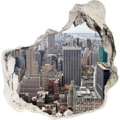 Wallmuralia Fototapeta díra na zeď 3D New York 75x75 cm