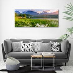 Wallmuralia Foto obraz canvas Jezero v horách 125x50 cm