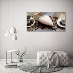 Wallmuralia Foto obraz canvas Káva s mlékem 120x60 cm