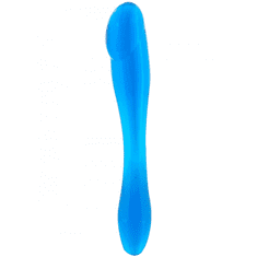 Seven Creations Oboustranný modrý masturbátor Penis Probe