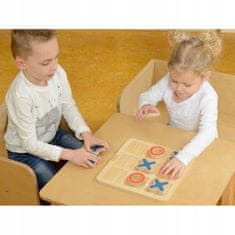 Masterkidz Masterkidz Tic-Tac-Toe dřevěná hra pro děti