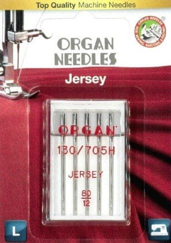 Organ jehla jersey 130/705H/80-5ks
