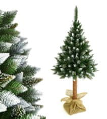 nabbi Vánoční stromek na pařezu Christee 7 180 cm - zelená/bílá