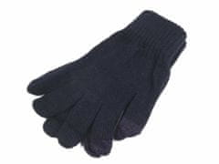 Kraftika 1pár 27 modrá tmavá dámské pletené rukavice