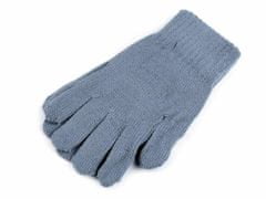 Kraftika 1pár 15 modrá jeans dámské pletené rukavice