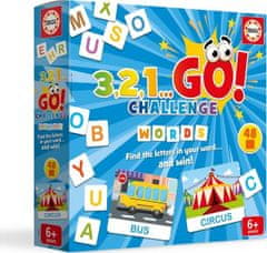 Educa  Stolní hra 3,2,1… GO! Challenge Slova (anglicky)