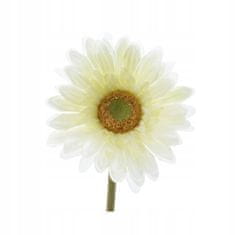 Kaemingk Gerbera krémová umělá květina do vázy 50 cm