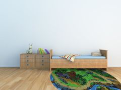 Vopi Dětský kusový koberec Dino kruh 120x120 (průměr) kruh