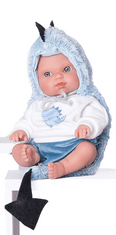 Antonio Juan Dráček - realistická panenka miminko s celovinylovým tělem - 21 cm