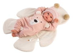 Llorens New born - realistická panenka miminko se zvuky a měkkým látkovým tělem - 36 cm