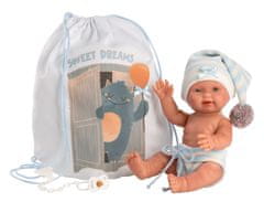Llorens New born Chlapeček - realistická panenka miminko s celovinylovým tělem - 26 cm