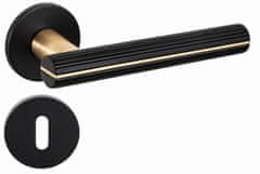 Infinity Line Capri KPRI B00 / MG00 černá - klika ke dveřím - pro pokojový klíč