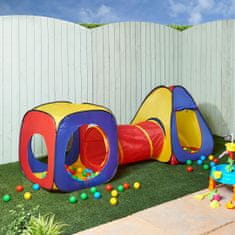 Domifito Zahradní stan s tunelem pro děti - 3 prvky