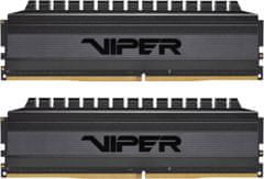 Patriot Viper 4 Blackout 64GB DDR4 3600MHz / DIMM / CL18 / 1,35V / Heat Shield / KIT 2x 32GB