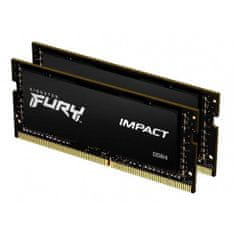 Kingston FURY Impact/SO-DIMM DDR4/32GB/2666MHz/CL16/2x16GB/Black