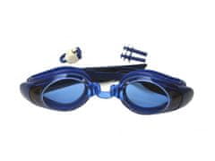 Wave Sada plavecké brýle Wave Junior, ucpávky, klapka - Barva: modrá