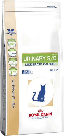 Urinary Moderate Calorie Cat 1,5kg, suché krmivo pro kočky