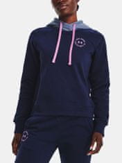 Under Armour Mikina Rival Fleece CB Hoodie-NVY S