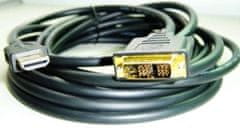 Goobay Kabel HDMI-DVI 1,8m,M/M stín.,zlacené kontakty 1.3