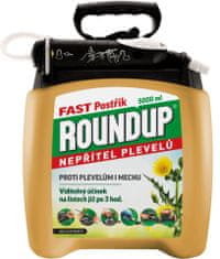 EverGreen Roundup Fast bez glyfosátu - 5 l rozprašovač