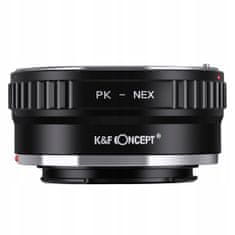 K&F Concept Adaptér K&F pro SONY E NEX E-MOUNT na Pentax K / KF06.075