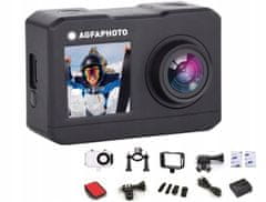 Agfaphoto Sportovní kamera AGFA AC7000 2,7K 16MP WiFi 2x LCD příslušenství