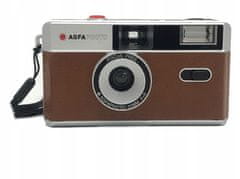 Agfaphoto AGFA AgfaPhoto analogová kamera na 35mm (135) film + lampa - hnědá