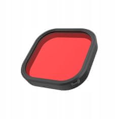 TELESIN Podvodní filtr, Červené pro GoPro HERO 9 BLACK - Telesin GP-FLT-905