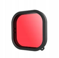 TELESIN Podvodní filtr, Červené pro GoPro HERO 9 BLACK - Telesin GP-FLT-905