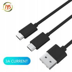 JYS USB nabíječka pro ovladače Nintendo Switch / PS5 / Xbox / 3m / NS195