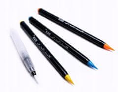 H&B Sada vodních fixy, kartáčová pera - Brush Pen / H&B 21v1
