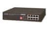 Planet GSD-804Pv2 PoE switch 8x1000B-T, 4x PoE IEEE 802.3at do 60W, extend mód 10Mb, fanless