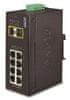IGS-1020TF Průmyslový Switch 8x 10/100/1000T, 2x 100/1000X SFP, -40~+75°C
